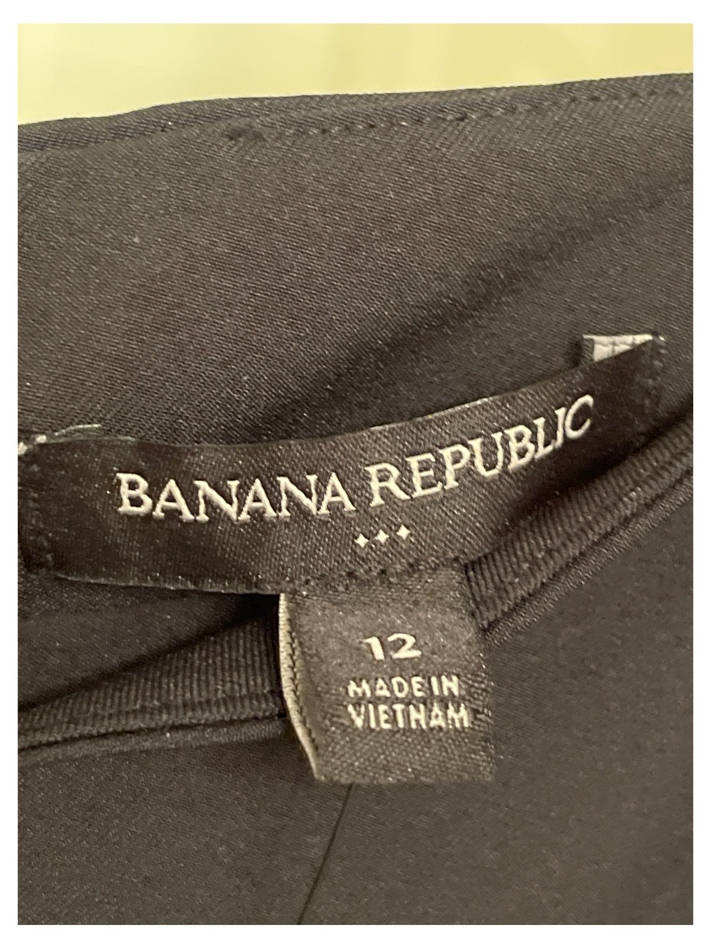 Banana Republic Black Midi Dress with Belt - Picture 4 of 6